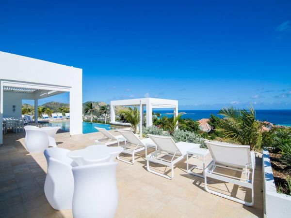 Oceanview Saint Martin Vacation Pool Home