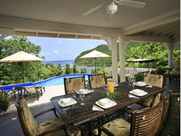 St. Lucia Five Bedroom Vacation Villa