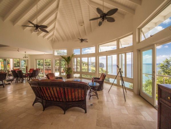 St. Lucia 6 Bedroom Villa with Amazing Ocean Views