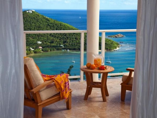 St. John Eight Bedroom Sea View Rental Home with Pool & Spa