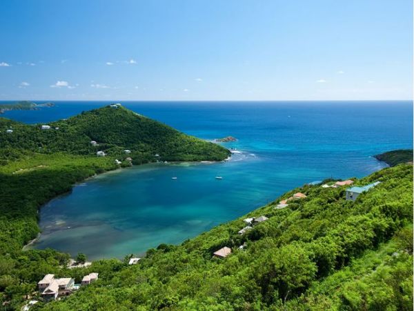 St. John Eight Bedroom Sea View Rental Home with Pool & Spa