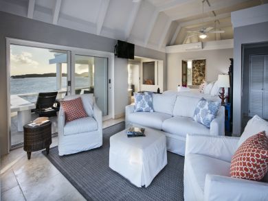 Upscale Villa on St Thomas with Two Pools & Full Ocean Views