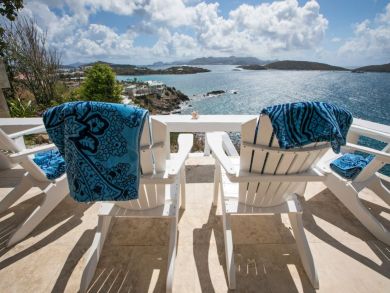 Upscale Villa on St Thomas with Two Pools & Full Ocean Views