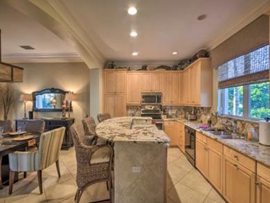 Beautiful 3 Bedroom Home with Private Pool Walk to Beach
