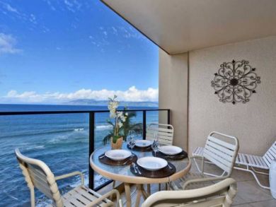 Kaanapali Vacation Beach Condo Sleeps 4 Full Ocean Views