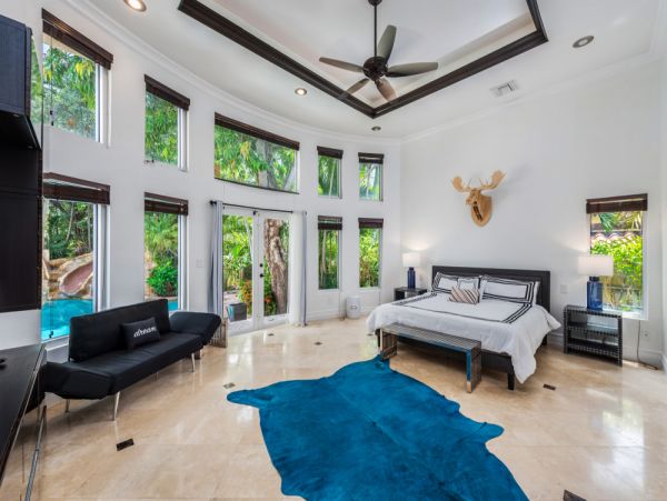 7 Bedroom Mediterranean Style Miami Beach Home with Pool