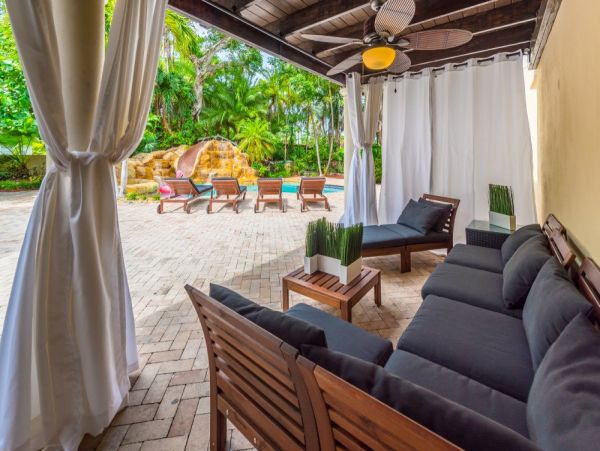 7 Bedroom Mediterranean Style Miami Beach Home with Pool