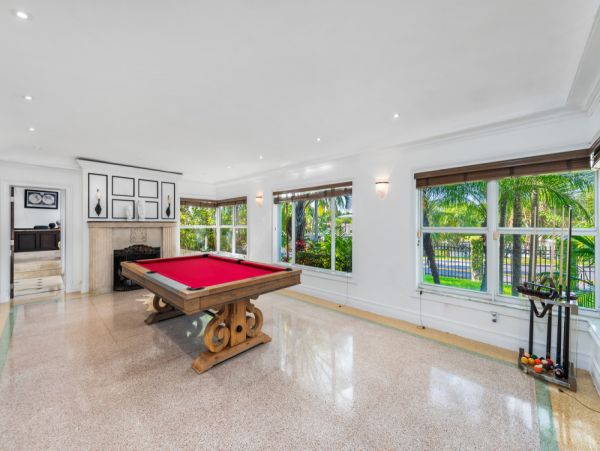 7 Bedroom Mediterranean Style Miami Beach Home with Pool