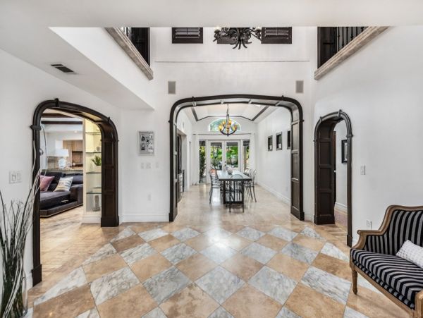 7 Bedroom Mediterranean Style Miami Beach Home with Pool