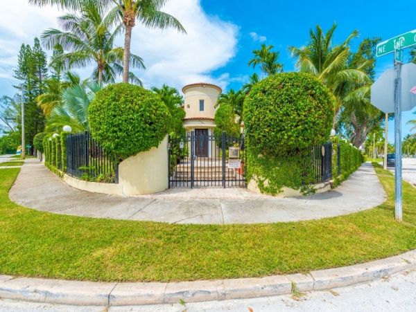 7 Bedroom Mediterranean Style Miami Beach Home with Pool
