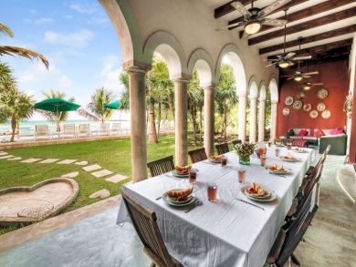 Puerto Aventuras Vacation Pool Home Sleeps 20 Guests