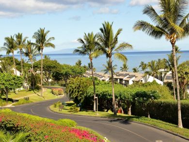 Kihei Vacation Rental Condo Two Bedrooms Partial Ocean Views