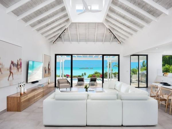 Turks and Caicos Beachfront Villa Rental - Providenciales Luxury Retreat