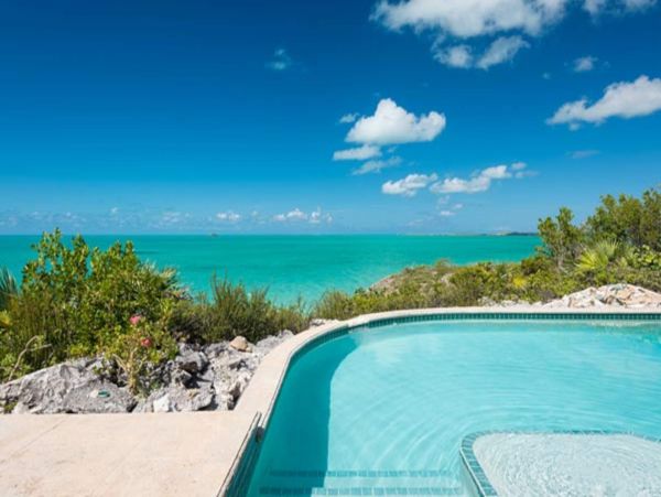 Oceanfront Turks and Caicos Vacation Home Five Bedroom