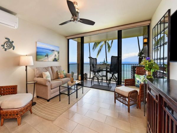 Kaanapali Vacation Beach Condo Sleeps 4 Full Ocean Views