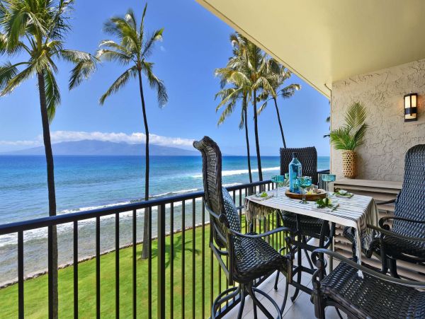 Kaanapali Vacation Beach Condo Sleeps 4 Full Ocean Views