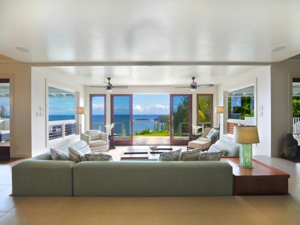 Oceanfront Kilauea Seven Bedroom Luxury Rental Home