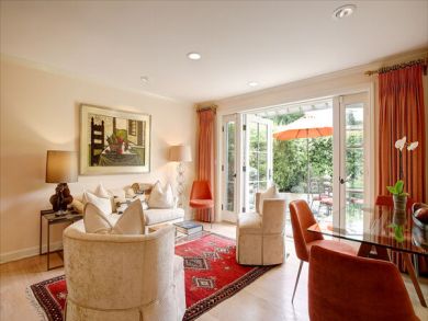 Two Bedroom Vacation Rental Home in Montecito Mountain Views