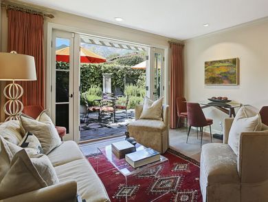 Two Bedroom Vacation Rental Home in Montecito Mountain Views