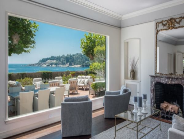 Upscale Single Level 5 Bedroom Home in Famed Pebble Beach