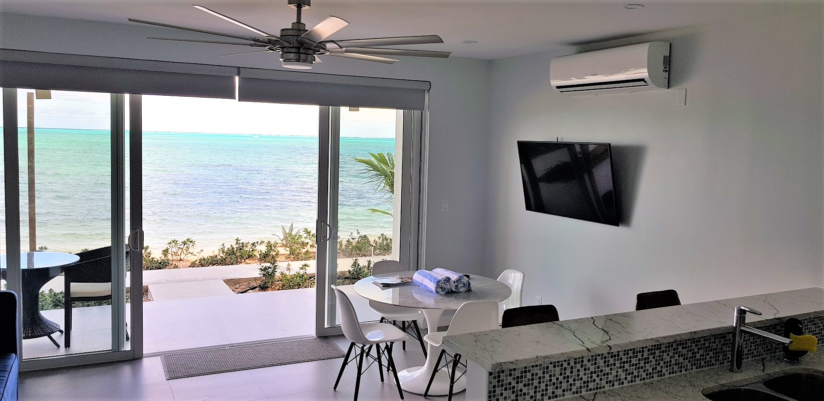 Turks and Caicos Beachfront Two Bedroom Vacation Pool Villa