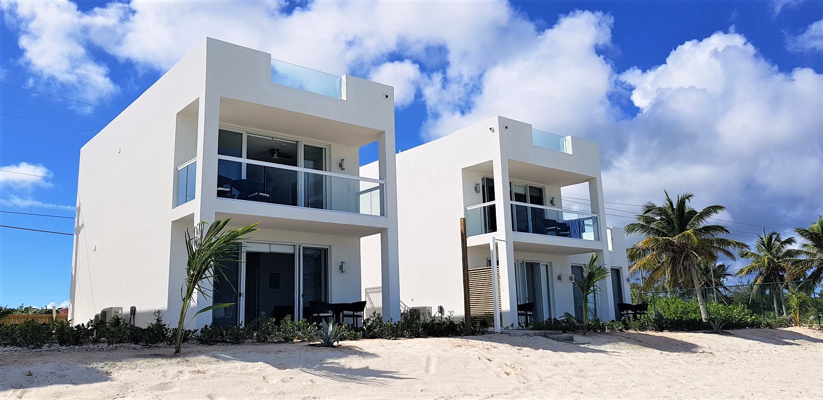 Turks and Caicos Beachfront Two Bedroom Vacation Pool Villa
