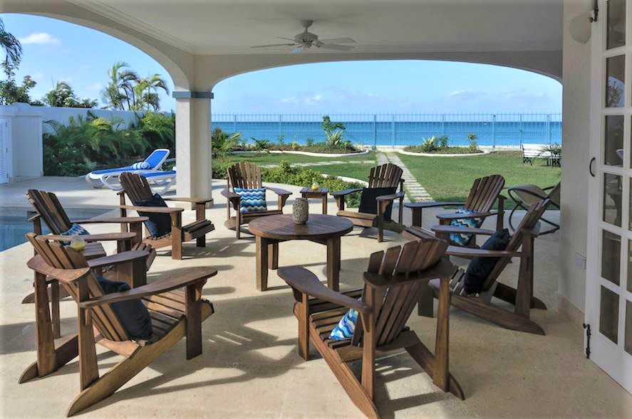 Barbados Beach Front Three Bedroom Vacation Pool Home