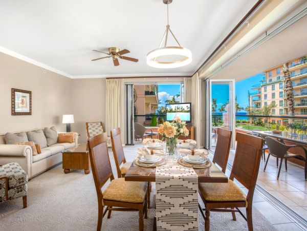 Kaanapali Oceanfront Two Bedroom Vacation Rental Condo