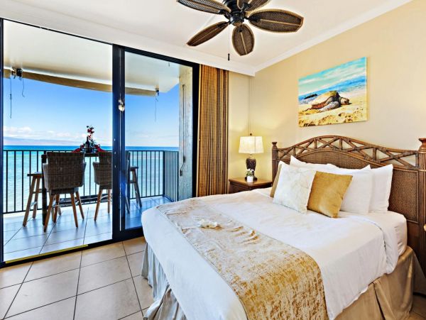 Beachfront Two Bedroom Kahana Vacation Rental Condo