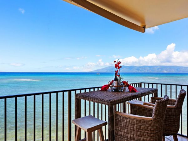 Beachfront Two Bedroom Kahana Vacation Rental Condo