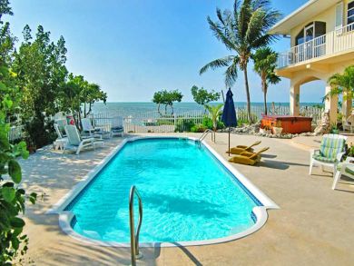 Cudjoe Key Oceanfront Three Bedroom Rental Home