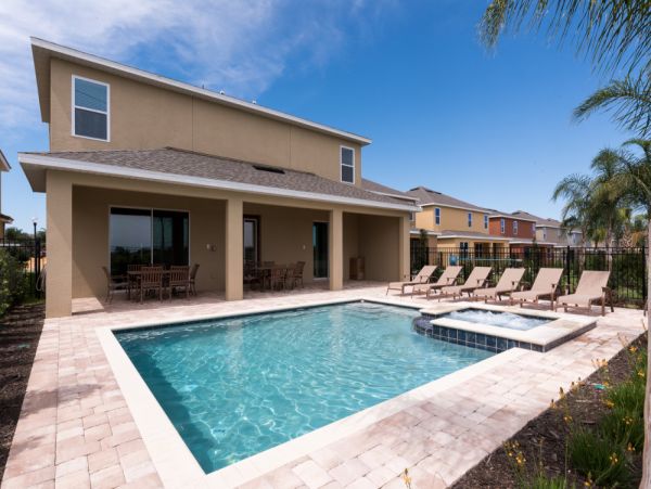 Beautiful Kissimmee Vacation Pool Home Sleeps 22 Guests