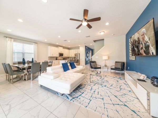 Orlando Vacation Rental Villa Near Disney World – 7 Bedrooms, Pool & Theater