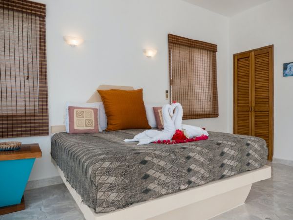 Beachfront Five Bedroom Mayan Villa in South Akumal
