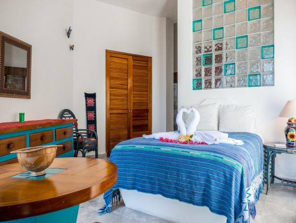Beachfront Five Bedroom Mayan Villa in South Akumal