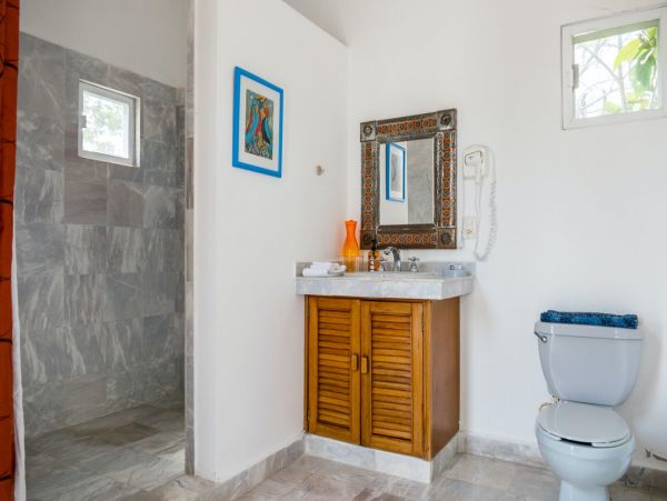 Beachfront Five Bedroom Mayan Villa in South Akumal