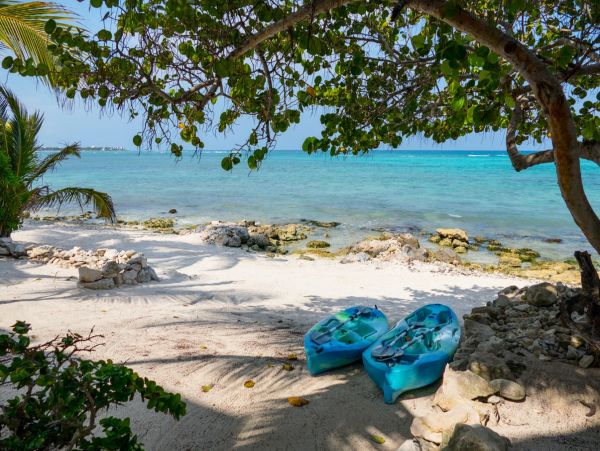 Beachfront Five Bedroom Mayan Villa in South Akumal