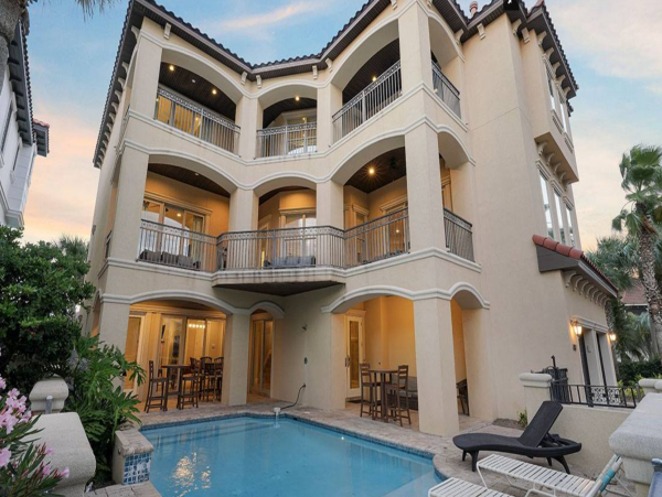 Luxury Vacation Destin Rental with Pool Sleeps 24