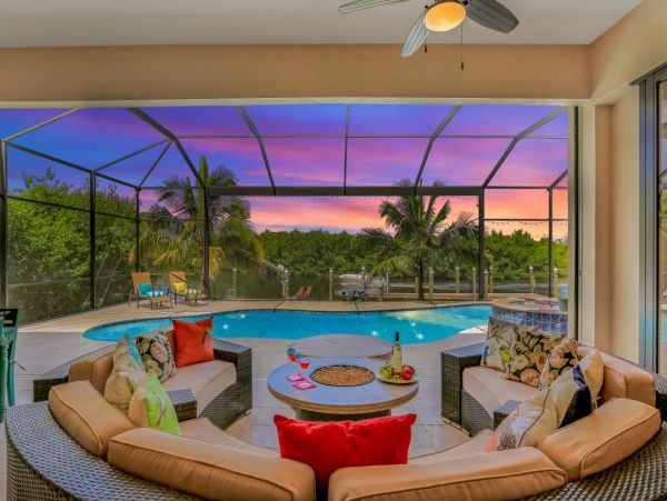 Stunning Cape Coral Vacation Rental Pool Home with Gym