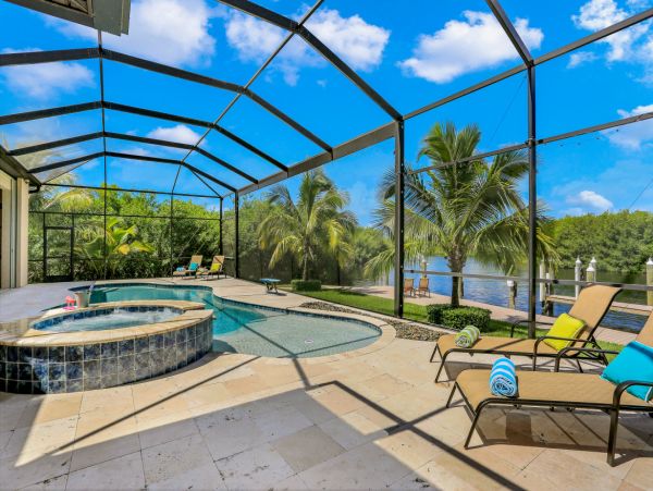 Stunning Cape Coral Vacation Rental Pool Home with Gym