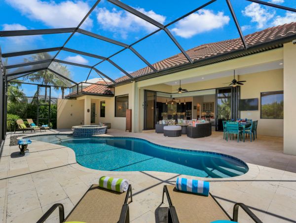 Stunning Cape Coral Vacation Rental Pool Home with Gym