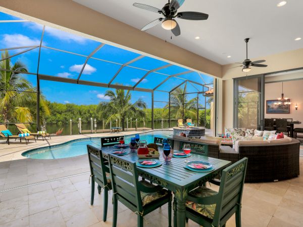 Stunning Cape Coral Vacation Rental Pool Home with Gym