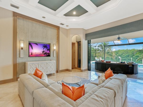 Stunning Cape Coral Vacation Rental Pool Home with Gym