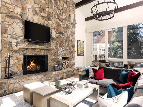 Posh Eight Bedroom Ski in Ski Out Vacation Home in Vail