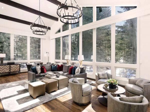 Posh Eight Bedroom Ski in Ski Out Vacation Home in Vail