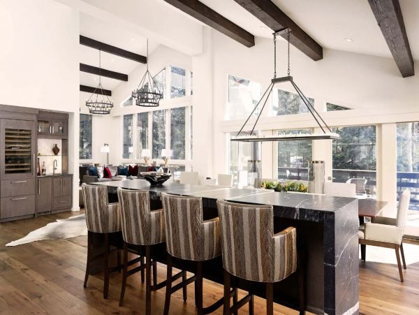 Posh Eight Bedroom Ski in Ski Out Vacation Home in Vail
