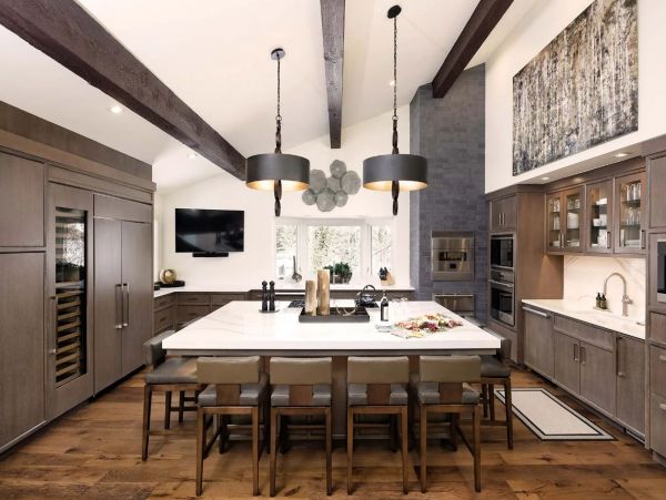 Posh Eight Bedroom Ski in Ski Out Vacation Home in Vail
