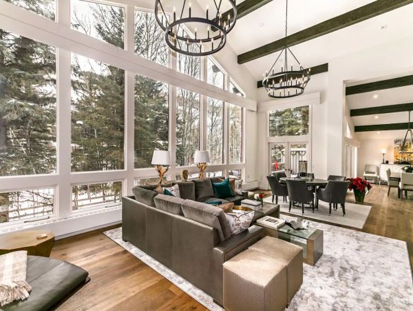 Posh Eight Bedroom Ski in Ski Out Vacation Home in Vail
