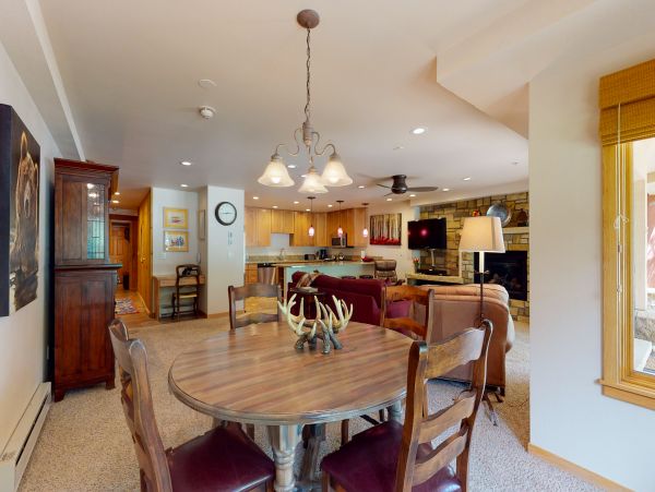 First floor unit Ski in Ski out unit