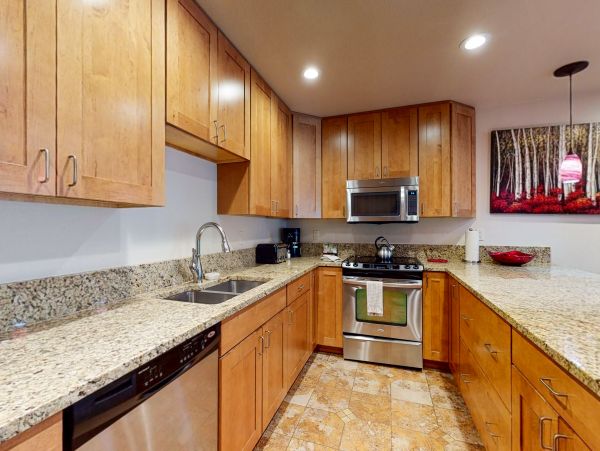 First floor unit Ski in Ski out unit